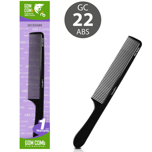HAIR COMB - GC22ABS - GOMCOMb ABS CUTTING COMB - 208 MM - PACK OF 12