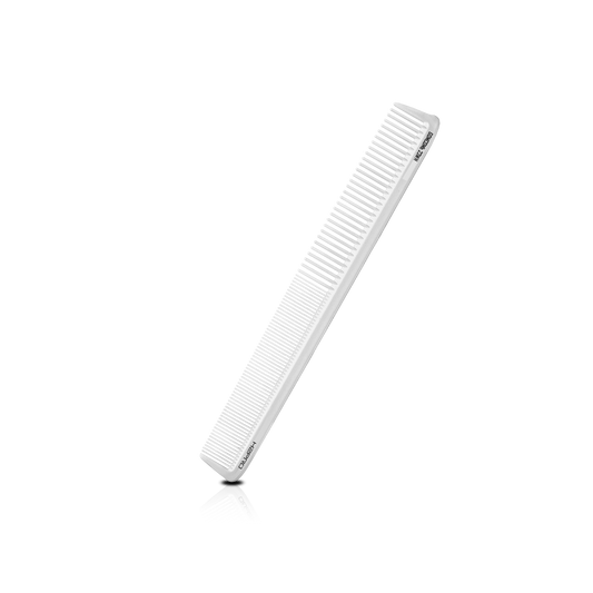 HAIR COMB - GC23WH - GOMCOMb WHITE CARBON CUTTING STYLING COMB - 219 MM - PACK OF 12