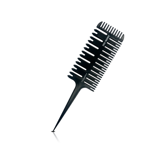 HAIR COMB - GC31ABS - GOMCOMb ABS 3 WAY SECTIONING COMB - 238 MM - PACK OF 12