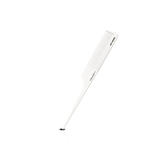 HAIR COMB - GC33WH - GOMCOMb WHITE CARBON CUTTING STYLING COMB - 205 MM - PACK OF 12