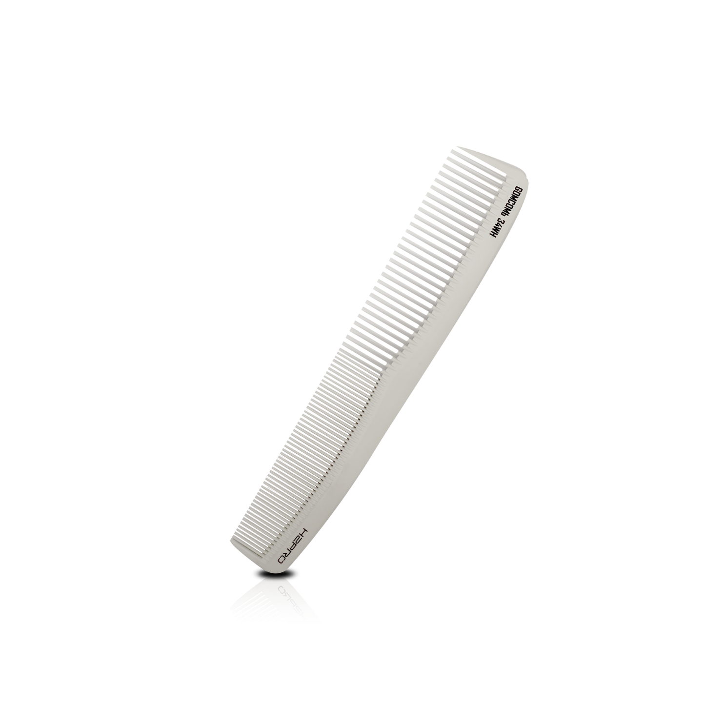 HAIR COMB - GC34WH - GOMCOMb WHITE CARBON CUTTING STYLING COMB - 213 MM - PACK OF 12