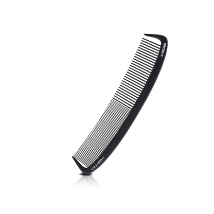 HAIR COMB - GC35 - GOMCOMb BLACK CARBON CURVED STYLING COMB - 192 MM - PACK OF 12
