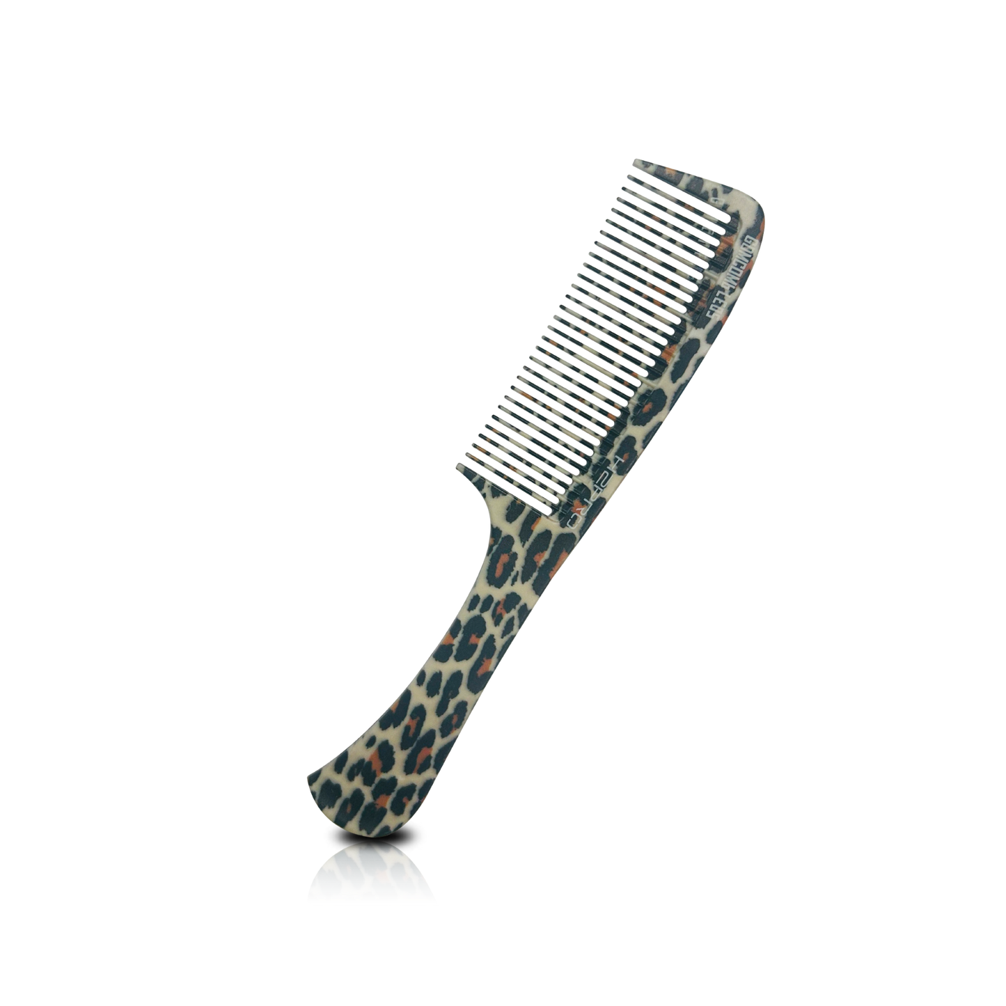 HAIR COMB - GC05LE - GOMCOMb POLYCARBONATE LEOPARD DESIGN SHAMPOO COMB - 230 MM - PACK OF 12