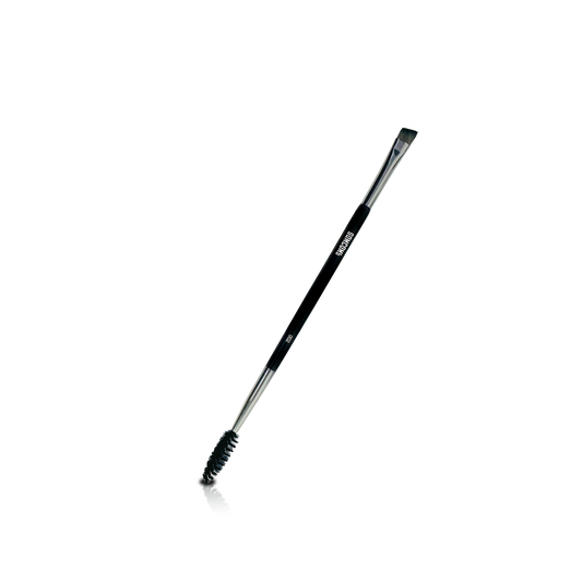 MAKEUP BRUSH - GMB002 - GOMCOMb BLACK PINK ANGLED EYEBROW & EYELASH EYE BRUSH - PACK OF 6