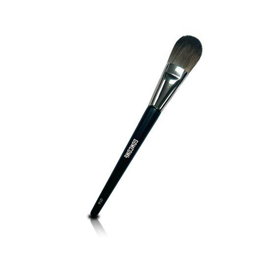 MAKEUP BRUSH - GMB014 - GOMCOMb BLACK PINK MEDIUM FOUNDATION FACE BRUSH - PACK OF 6
