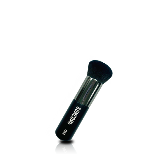 MAKEUP BRUSH - GMB024 - GOMCOMb BLACK PINK MEDIUM KABUKI FACE BRUSH - PACK OF 6