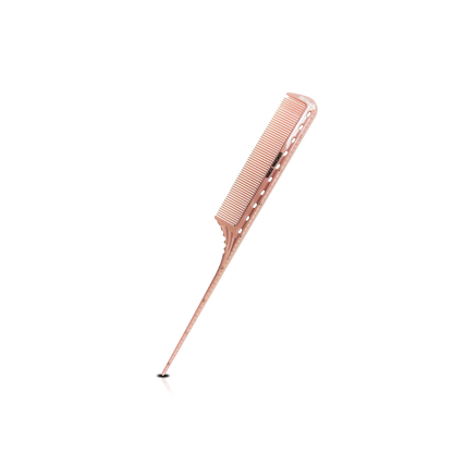 HAIR COMB - GCM06PK - GOMCOMb POLYCARBONATE FINE TOOTH RAT TAIL MEASURING COMB - 215 MM - PACK OF 12