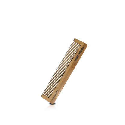 HAIR COMB - GW03 - GOMCOMb NATURAL BAMBOO WOOD STYLING BEARD COMB - 137 MM - PACK OF 12