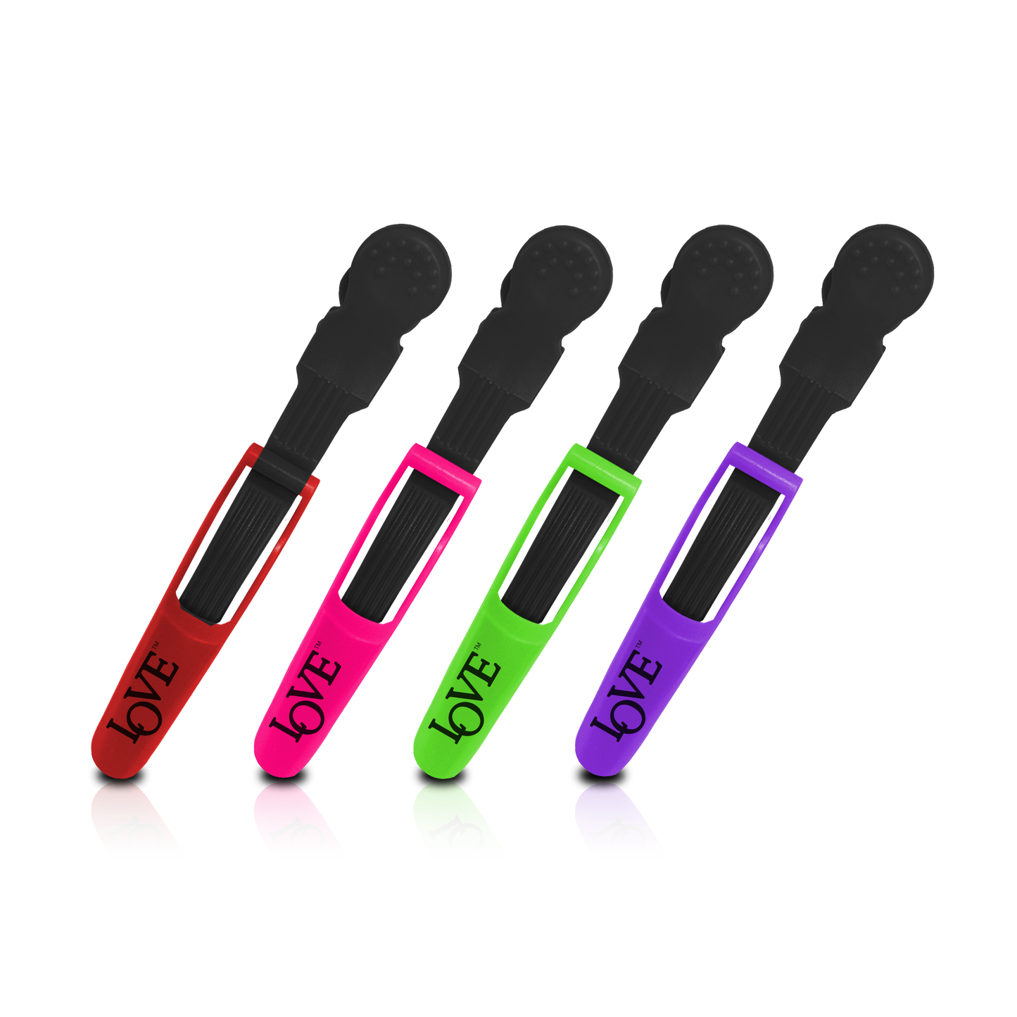 HAIR CLIP - HPLV13LBM - LOVE MAXIMUM HOLD SECTIONING CLIP - MEGA SIZE - 4 PCS - PACK OF 6