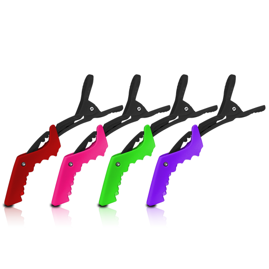 HAIR CLIP - HPLV13LBM - LOVE MAXIMUM HOLD SECTIONING CLIP - MEGA SIZE - 4 PCS - PACK OF 6