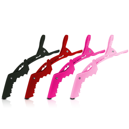 HAIR CLIP - HPLV13LBRPP - LOVE MAXIMUM HOLD SECTIONING CLIP - MEGA SIZE - 4 PCS - PACK OF 6