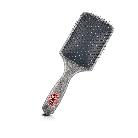 HAIR BRUSH - LED09GS - LOVE PRO DETANGLER DETANGLE BRUSH - SQUARE SILVER - PACK OF 6