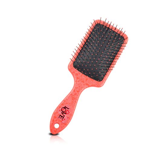 HAIR BRUSH - LED10LC - LOVE PRO DETANGLER DETANGLE BRUSH - SQUARE CORAL - PACK OF 6