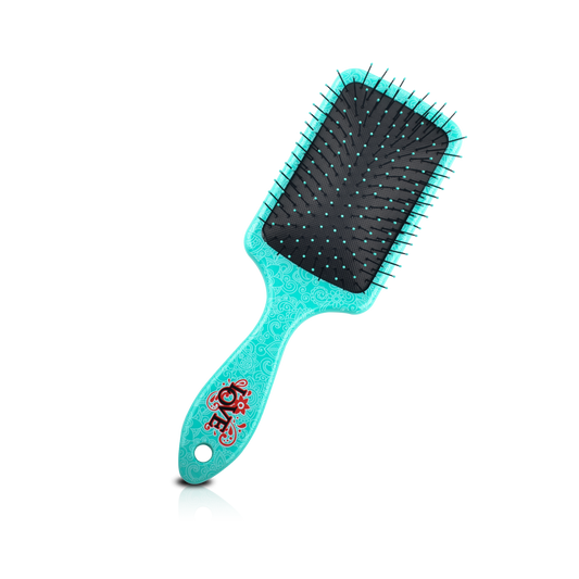 HAIR BRUSH - LED10LG - LOVE PRO DETANGLER DETANGLE BRUSH - SQUARE GREEN - PACK OF 6