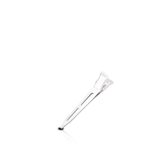 HAIR CLIP - LHP24B - LOVE METAL SINGLE PRONG HAIR CLIP - MEDIUM - 50 PCS - PACK OF 6