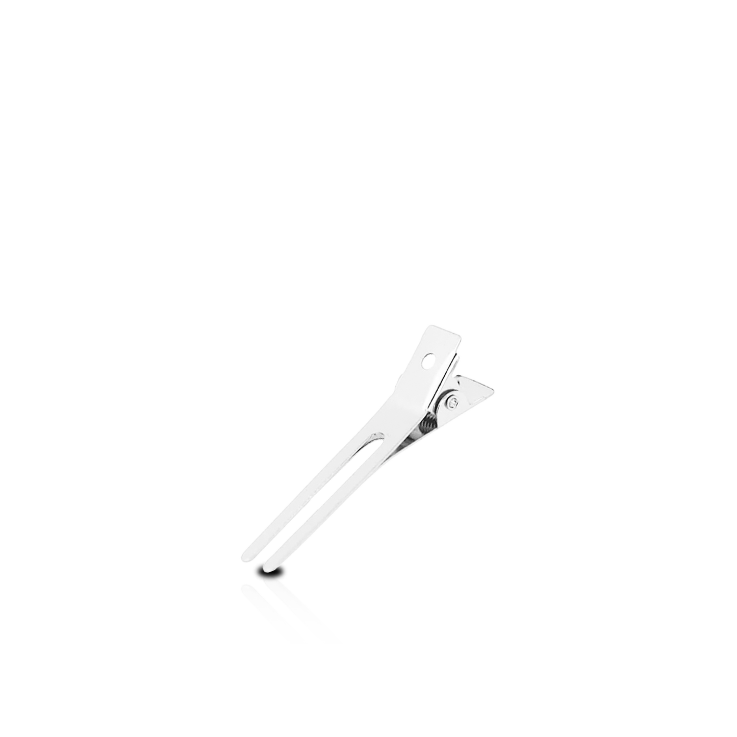 HAIR CLIP - LHP25B - LOVE METAL DOUBLE PRONG HAIR CLIP - 50 PCS - PACK OF 6