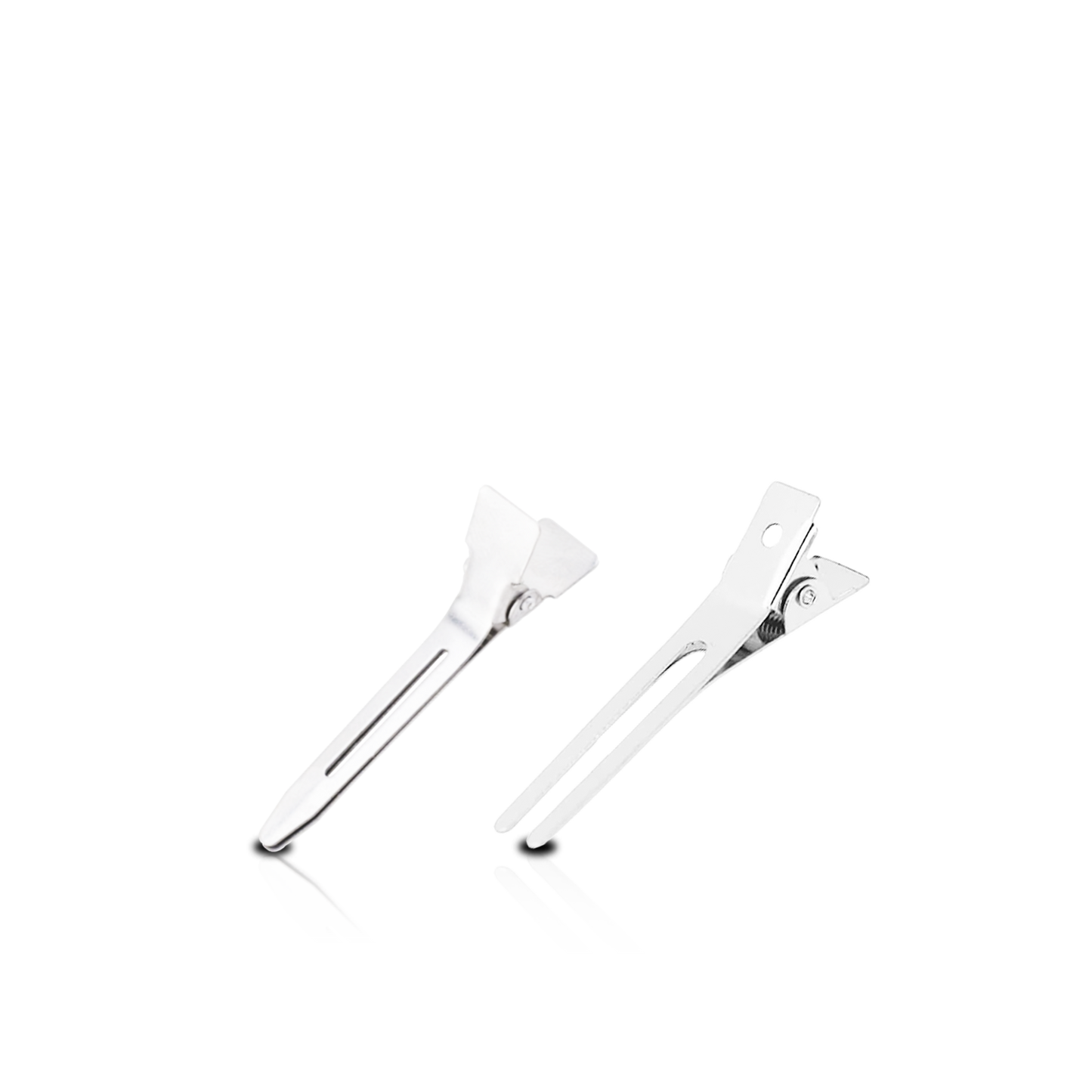 HAIR CLIP - LHP26B - LOVE METAL SINGLE PRONG & DOUBLE PRONG HAIR CLIP - SMALL - 80 PCS - PACK OF 6