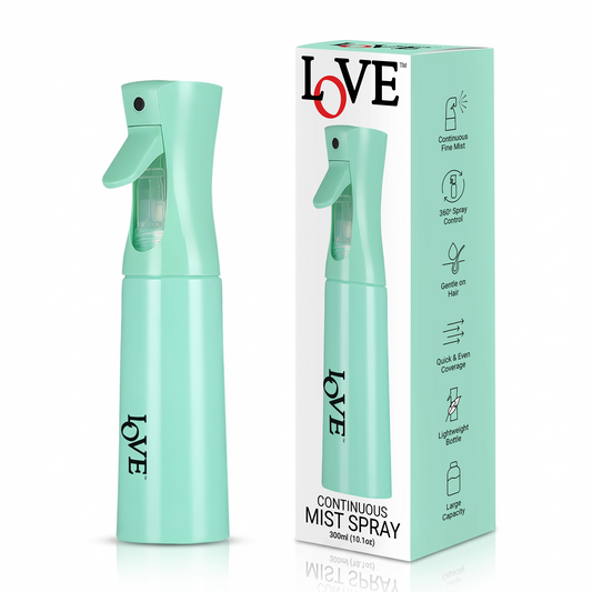 MIST SPRAY - LMS300GN - LOVE MULTIPURPOSE CONTINUOUS FINE MIST SPRAY BOTTLE - 300 ML - GREEN