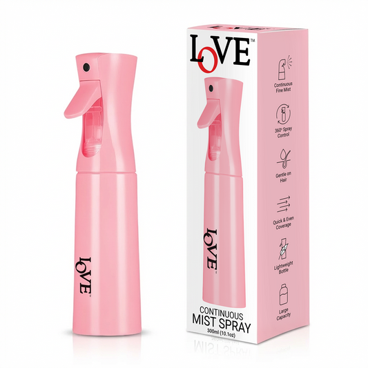 MIST SPRAY - LMS300PK - LOVE MULTIPURPOSE CONTINUOUS FINE MIST SPRAY BOTTLE - 300 ML - PINK