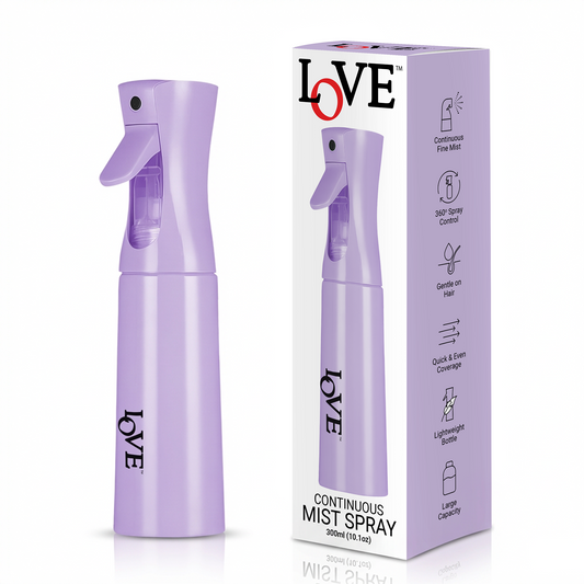 MIST SPRAY - LMS300PL - LOVE MULTIPURPOSE CONTINUOUS FINE MIST SPRAY BOTTLE - 300 ML - PURPLE