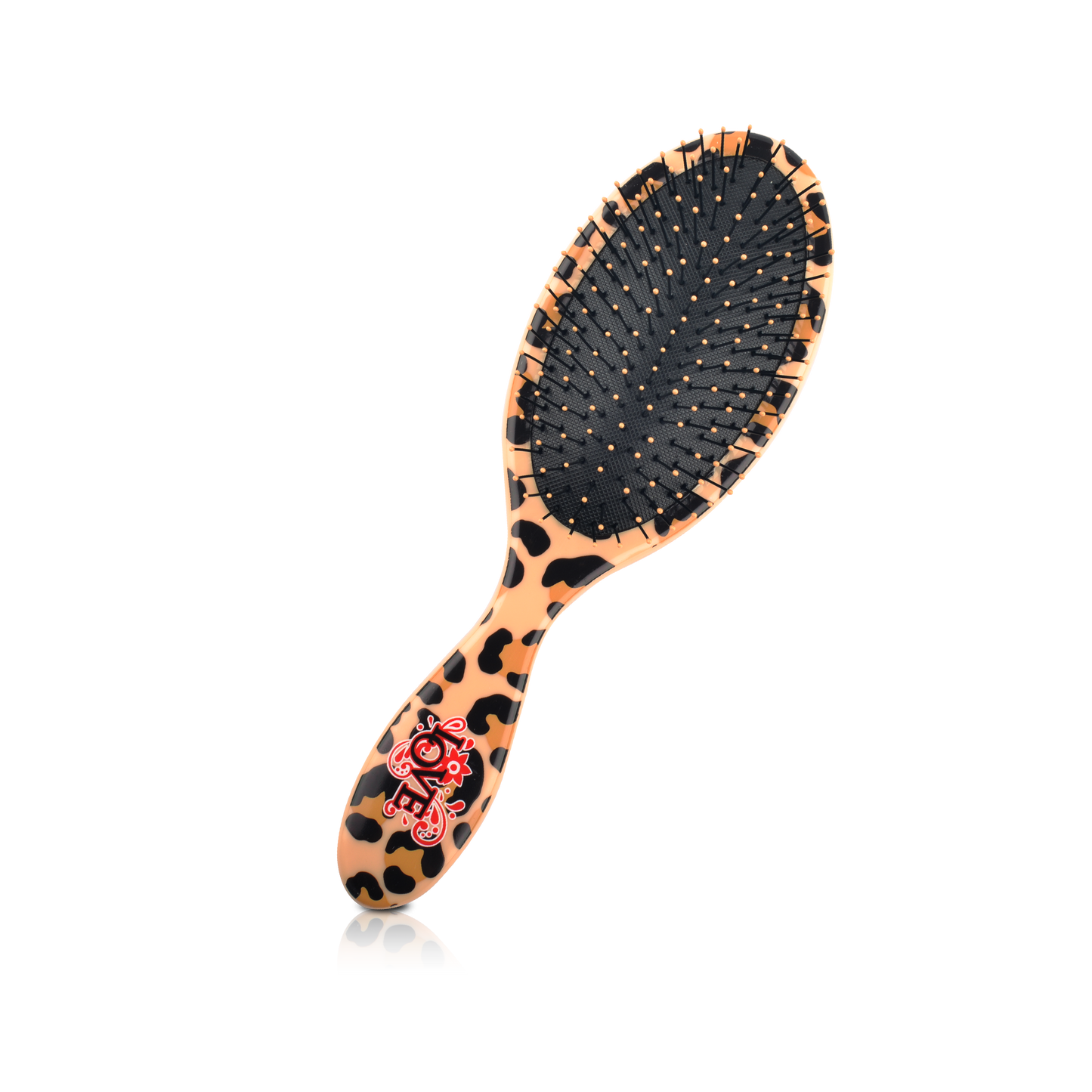 HAIR BRUSH - LPD01AL - LOVE WET N DRY PRO DETANGLER DETANGLE BRUSH - OVAL ANIMAL - PACK OF 6