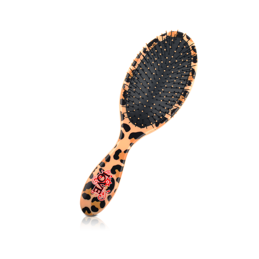 HAIR BRUSH - LPD01AL - LOVE WET N DRY PRO DETANGLER DETANGLE BRUSH - OVAL ANIMAL - PACK OF 6