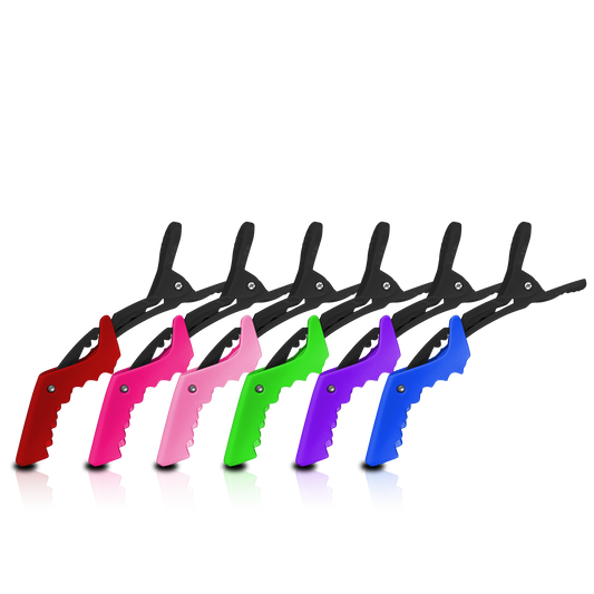 HAIR CLIP - HPLV13MBM - LOVE MAXIMUM HOLD SECTIONING CLIP - MEDIUM SIZE - 6 PCS - PACK OF 6