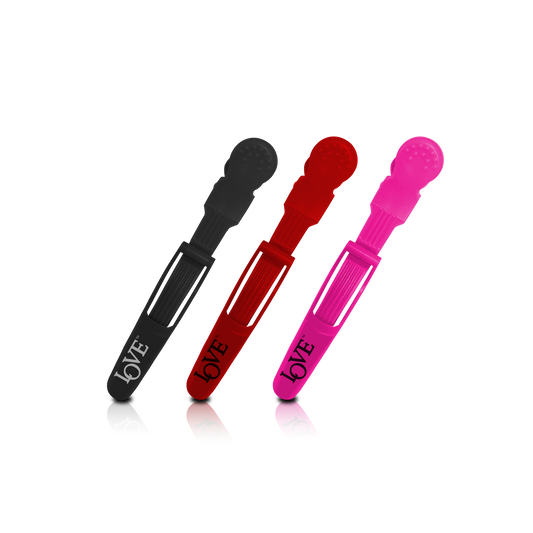 HAIR CLIP - HPLV13MBRP - LOVE MAXIMUM HOLD SECTIONING CLIP - MEDIUM SIZE - 6 PCS - PACK OF 6