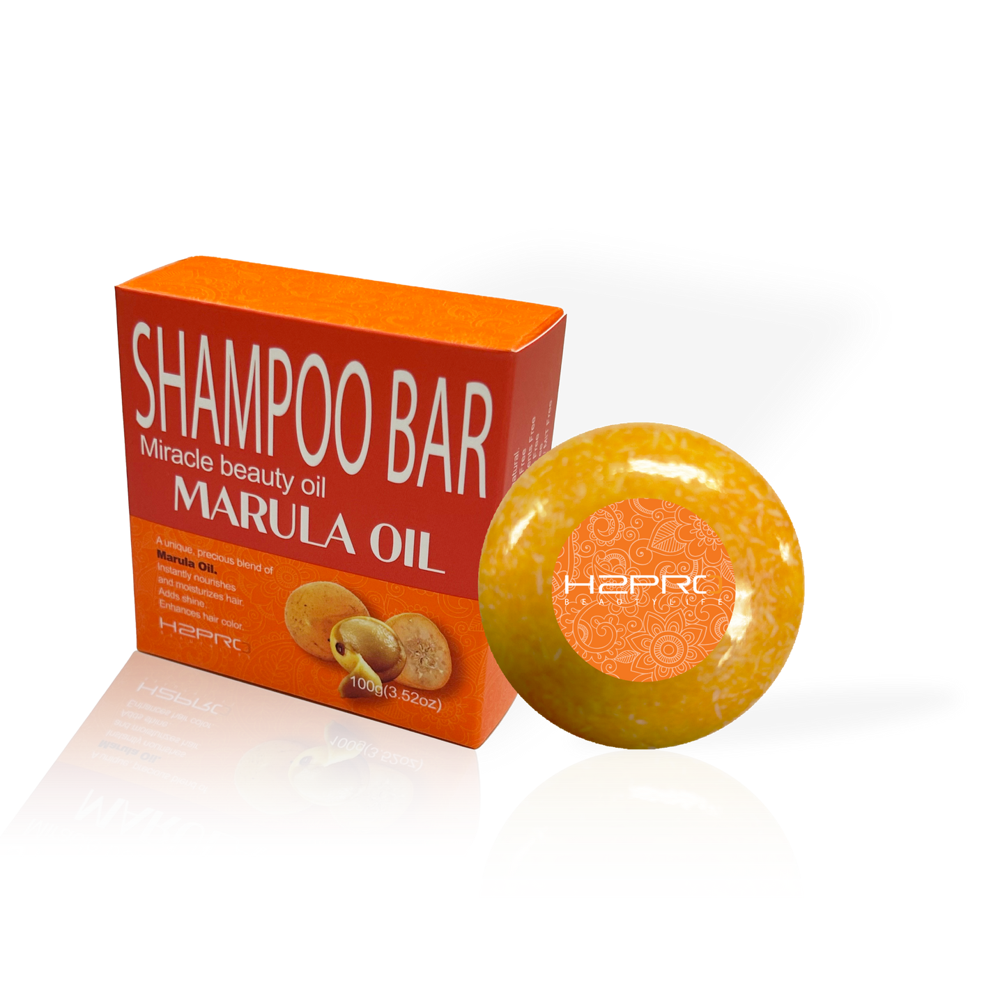 SHAMPOO BAR - SBM-2304 - H2PRO MIRACLE BEAUTY OIL MARULA OIL (3.52 oz / 100 g) - PACK OF 6