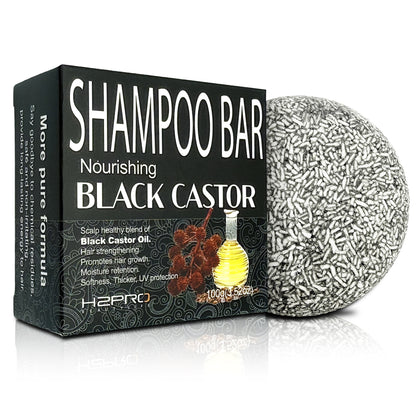 SHAMPOO BAR - SBB-2302 - H2PRO NOURISHING BLACK CASTOR (3.52 oz / 100 g) - PACK OF 6