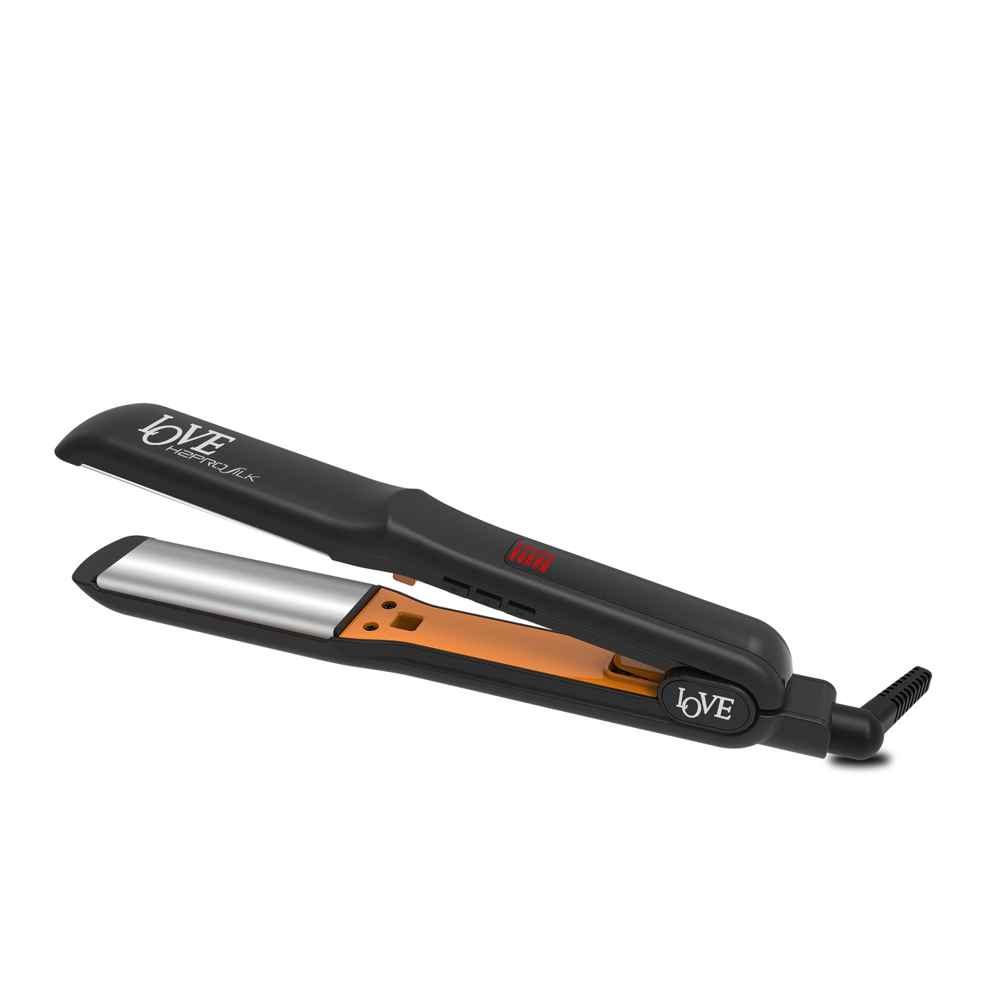 FLAT IRON - SLT114 - H2PRO SILK LOVE 1 1/4" TITANIUM PLATE